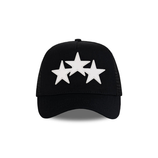3 STAR BLACK WHITE