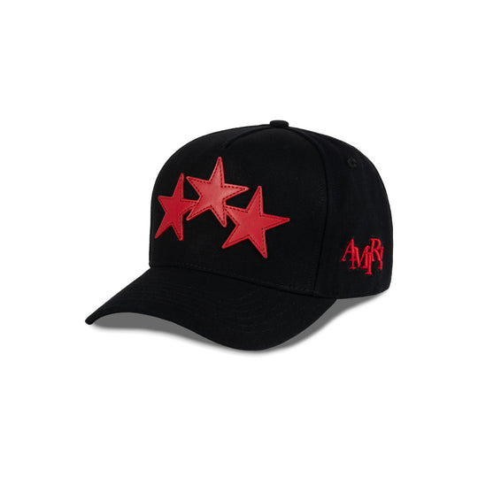 THREE STAR BLACK RED