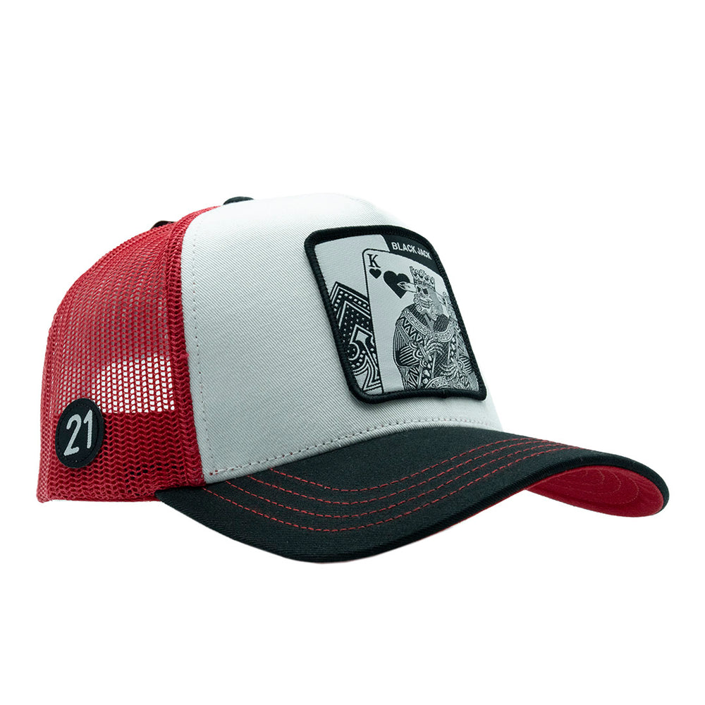 CAPSLAB BLACK JACK RED WHITE