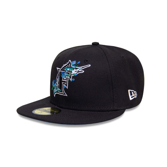 MIAMI MARLINS WATERCOLOR FLORAL