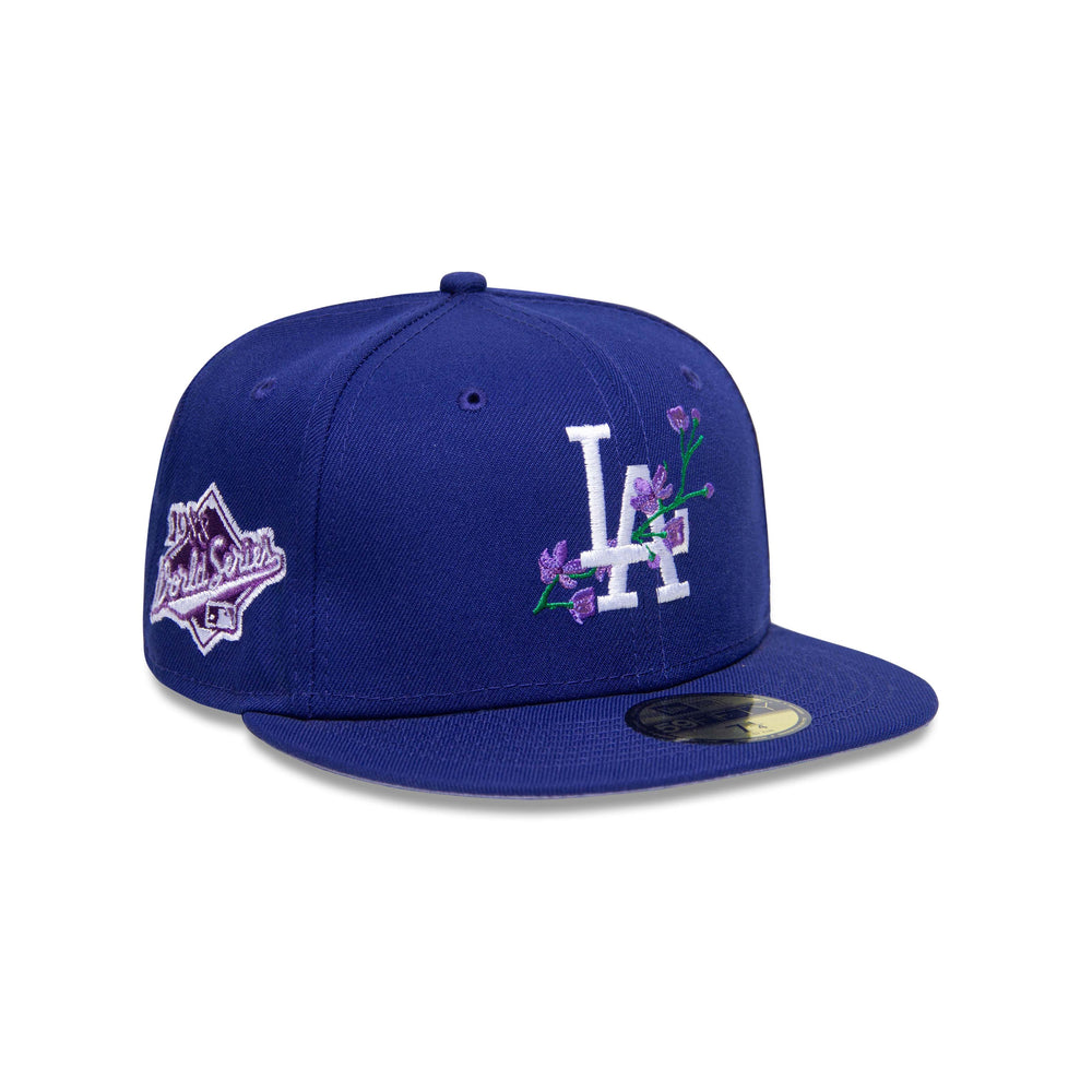 LOS ANGELES DODGERS WATERCOLOR FLORAL