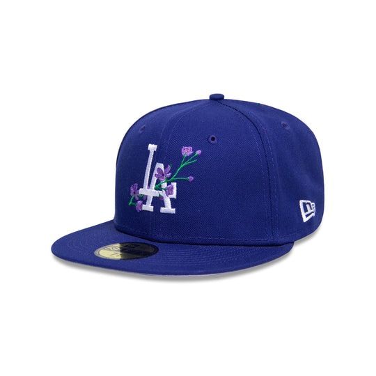 LOS ANGELES DODGERS WATERCOLOR FLORAL
