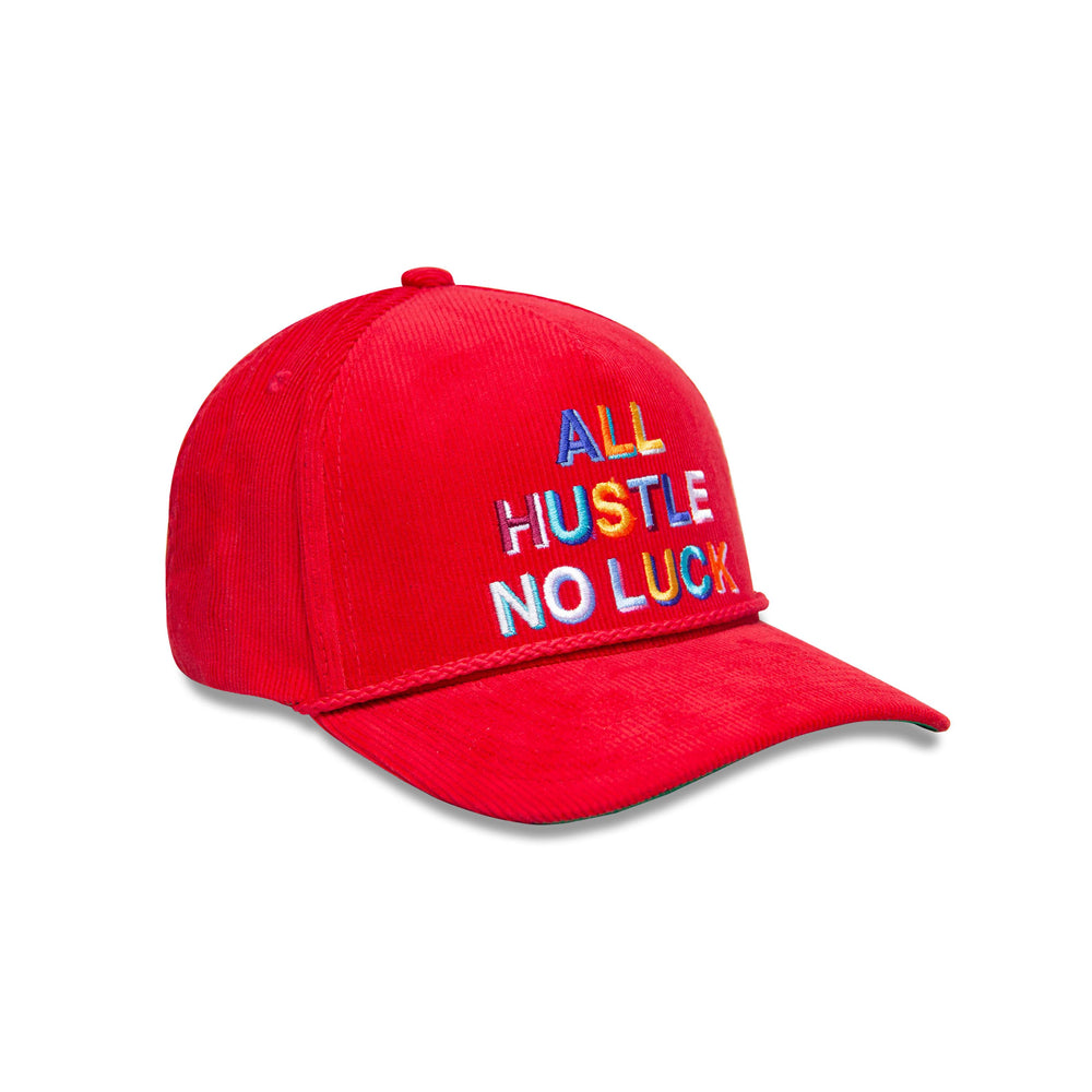 ALL HUSTLE NO LUCK RED