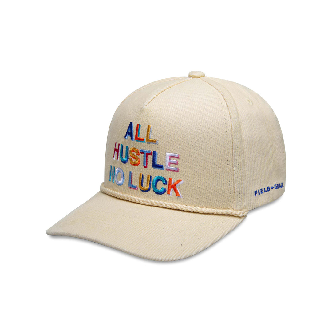 ALL HUSTLE NO LUCK BEIGE