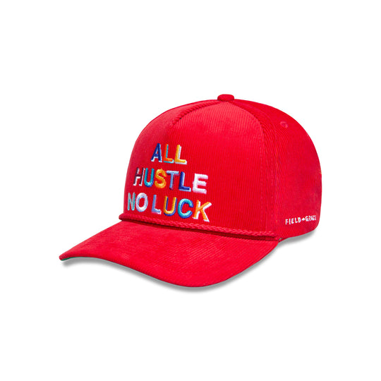 ALL HUSTLE NO LUCK RED