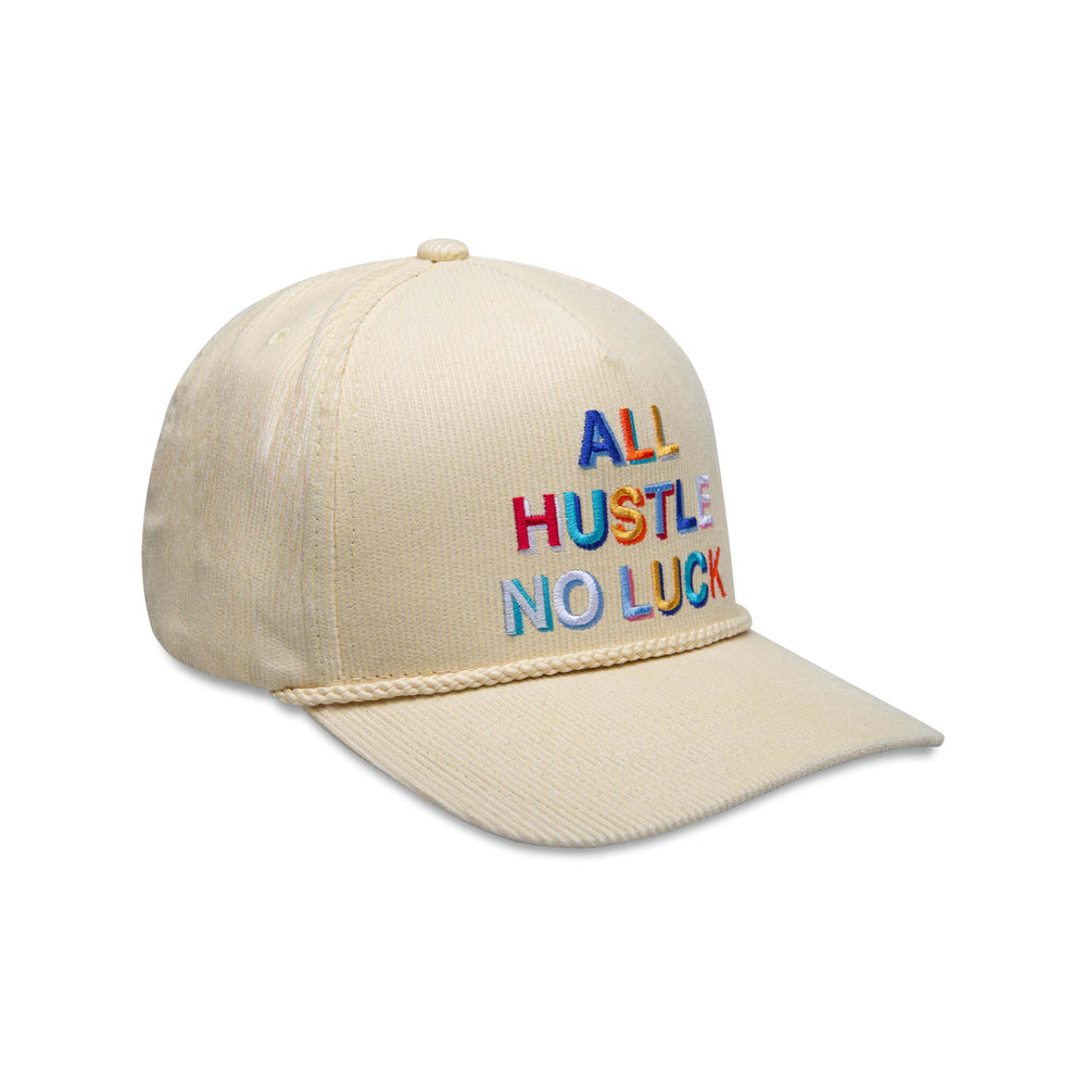 ALL HUSTLE NO LUCK BEIGE