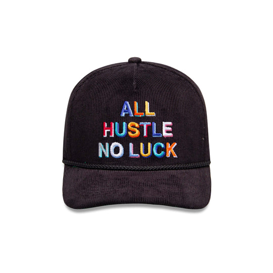 ALL HUSTLE NO LUCK BLACK