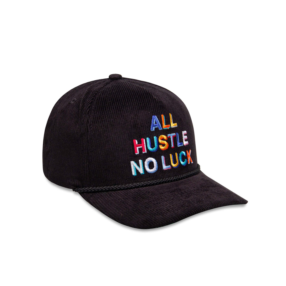 ALL HUSTLE NO LUCK BLACK