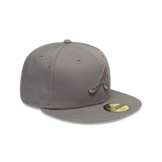 ATLANTA BRAVES 59FIFTY CLASSIC GRAY