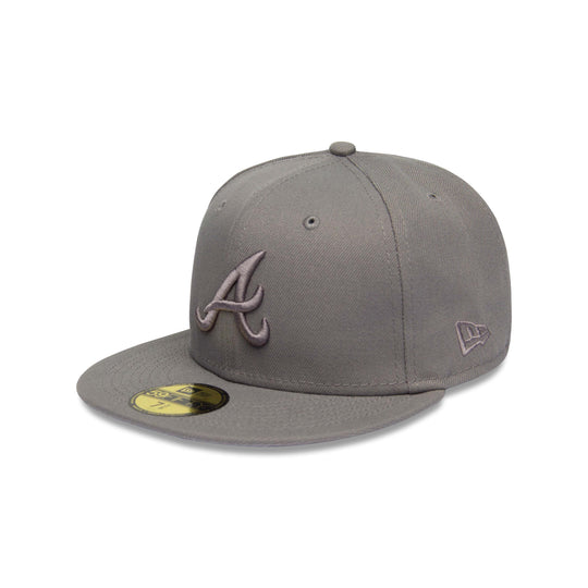 ATLANTA BRAVES 59FIFTY CLASSIC GRAY