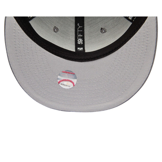 ATLANTA BRAVES 59FIFTY CLASSIC GRAY