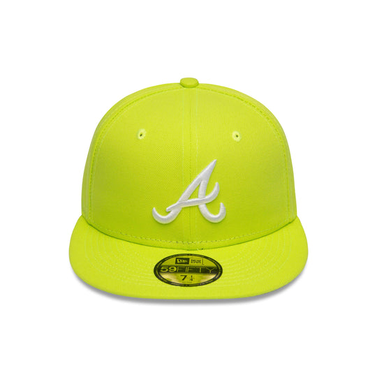 ATLANTA BRAVES 59FIFTY CLASSIC GREEN NEON