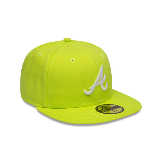 ATLANTA BRAVES 59FIFTY CLASSIC GREEN NEON