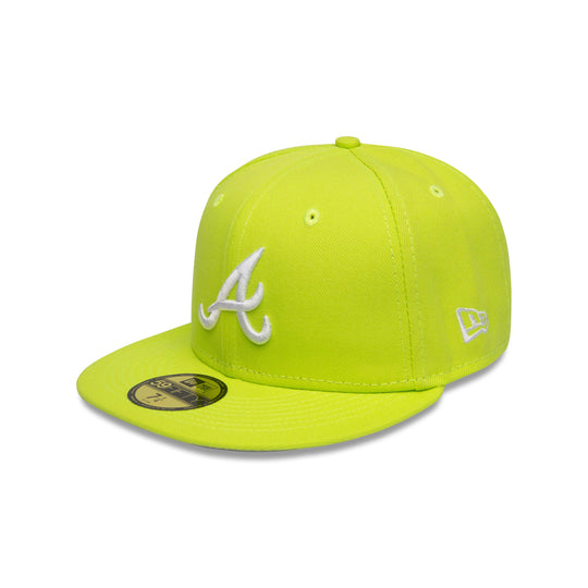 ATLANTA BRAVES 59FIFTY CLASSIC GREEN NEON